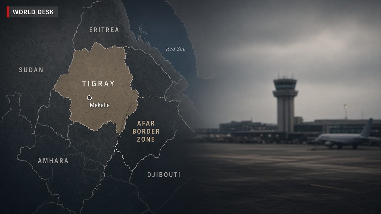 Tigray forces seize northern airports as the regional government says it has entered a “defensive war”