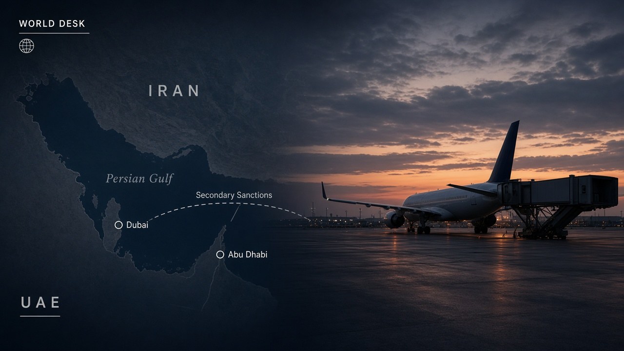 UAE and neighbors ground Iranian airline flights as U.S. “economic D-Day” secondary sanctions take effect