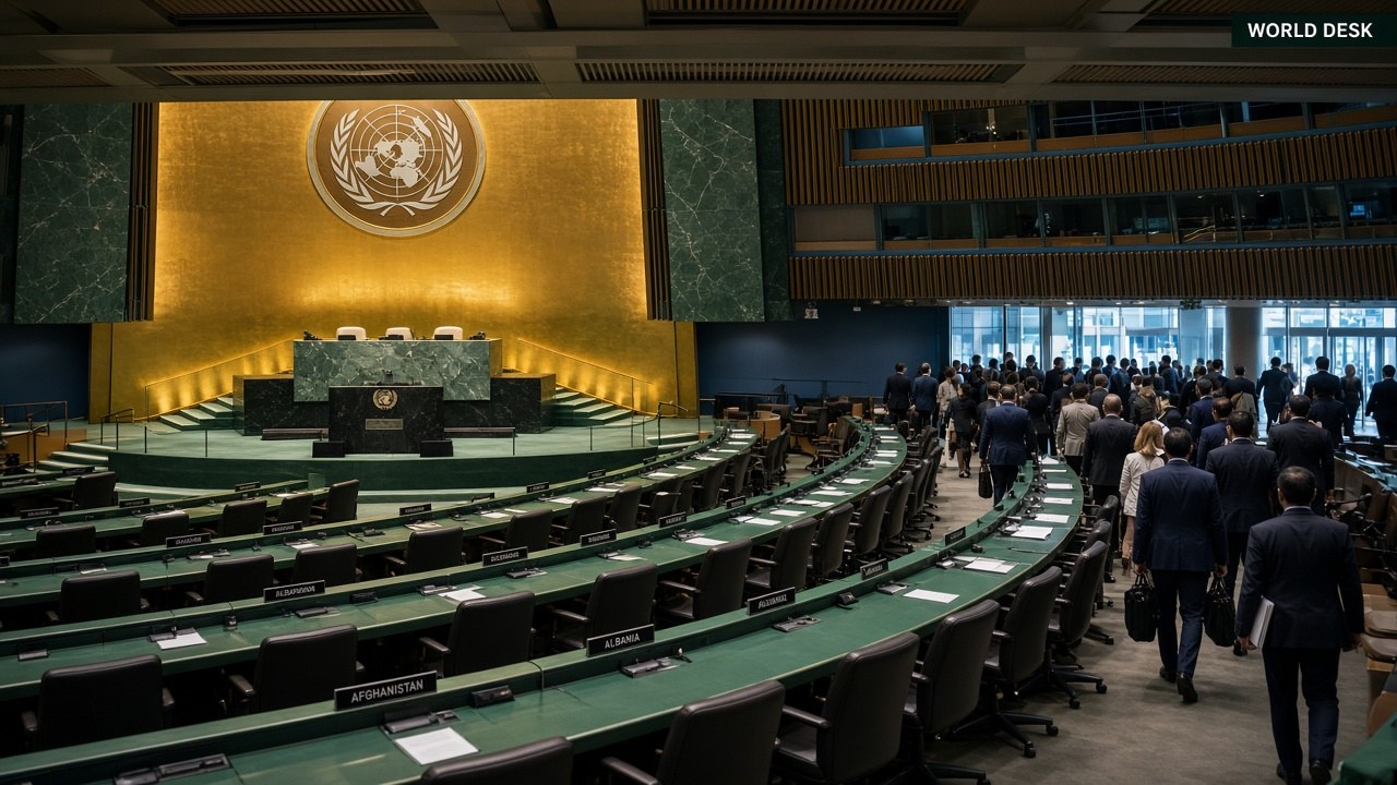 Netanyahu calls U.N. walkouts “moral cowards,” says striking Iran was one of his easiest decisions, and calls genocide charges “the biggest lie of the century”