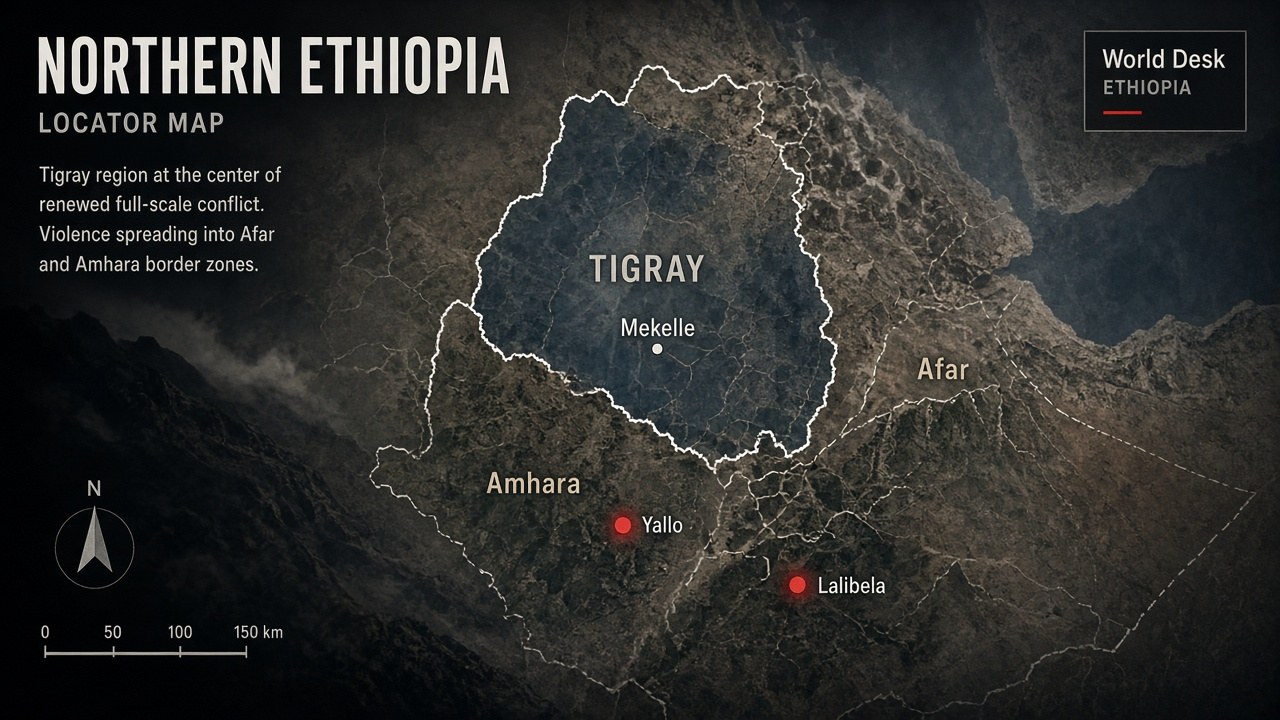 Tigray rebels say they are in a “full-blown war” as fighting spreads into Afar and Amhara and residents stockpile food