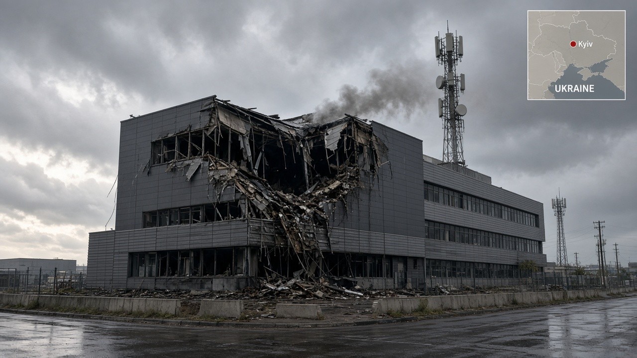 Russia hits the Kyiv headquarters of Ukraine’s largest mobile carrier, Kyivstar, and claims a strike on a Vodafone Ukraine data center