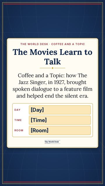 Tall slide for a community app or portrait screen, same program