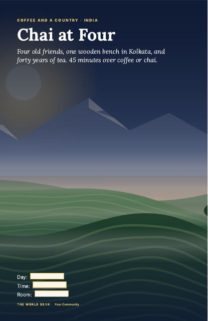 Preview of the first page: Poster, 11 × 17 · Tea garden hills