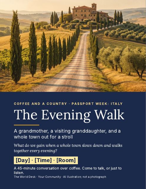 Preview of the first page: Poster, countryside picture