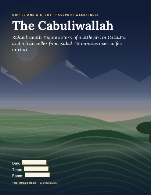 Preview of the first page: Poster, letter size · Tea garden hills