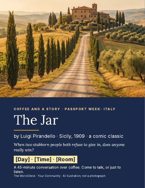 Preview of the first page: Poster, countryside picture