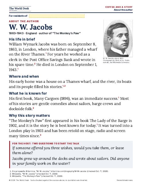 Preview of the first page: About the author
