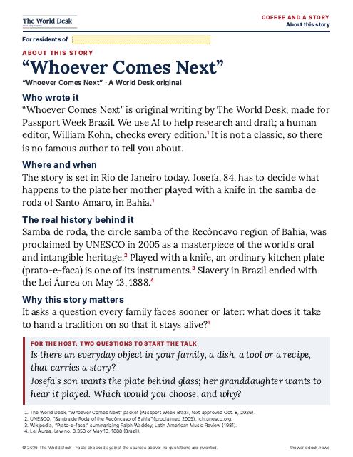Preview of the first page: About this story