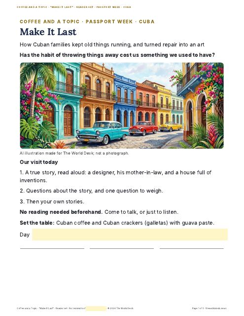 Preview of the first page: Reader set