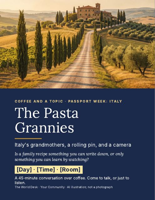 Preview of the first page: Poster, countryside picture