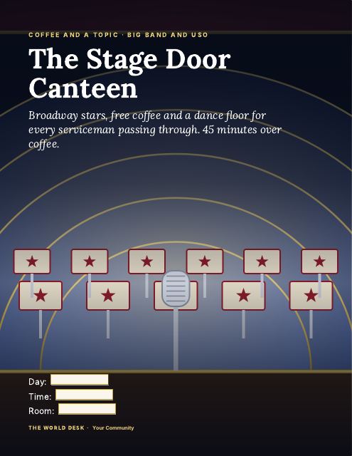 Preview of the first page: Poster, letter size · Bandstand