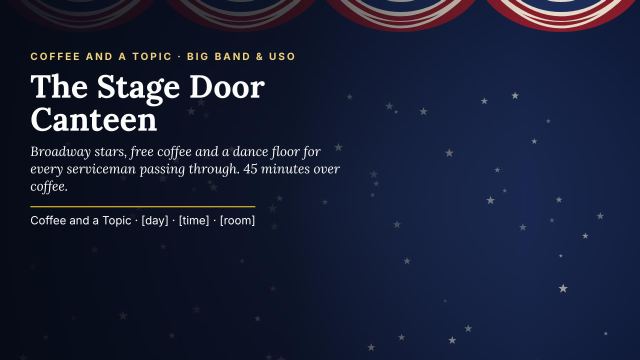 Preview of the first page: TV screen (1920 × 1080) · Canteen bunting