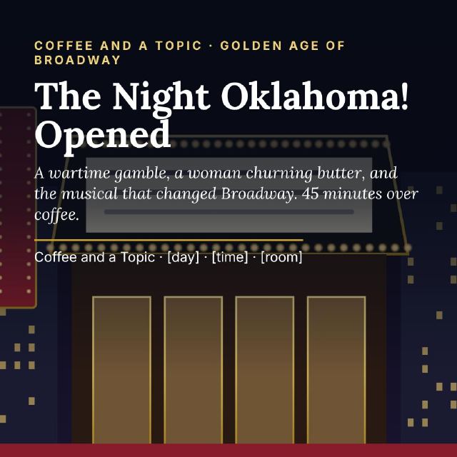 Preview of the first page: App picture (square, 1080 × 1080) · Marquee