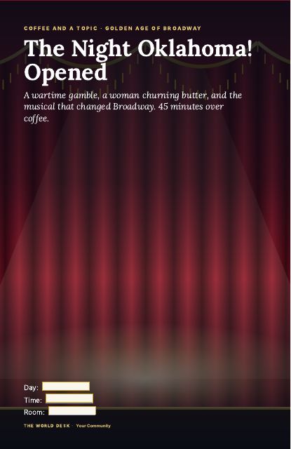 Preview of the first page: Poster, 11 × 17 · Red curtain