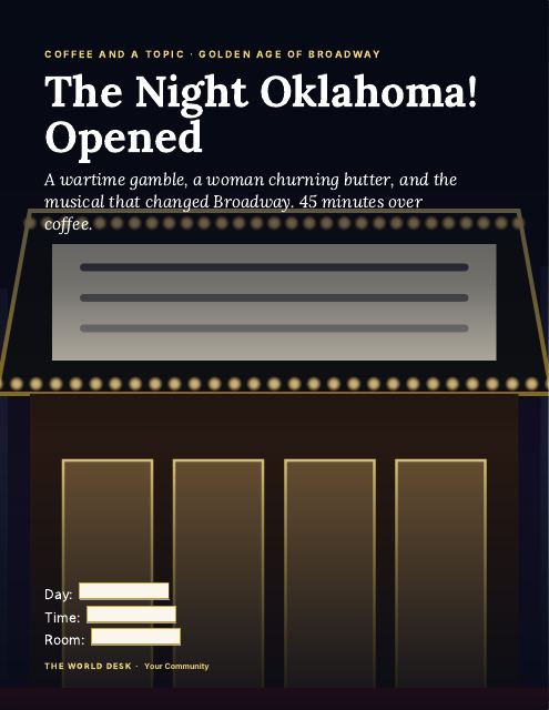 Preview of the first page: Poster, letter size · Marquee