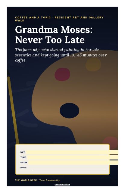 Preview of the first page: Poster, 11 × 17