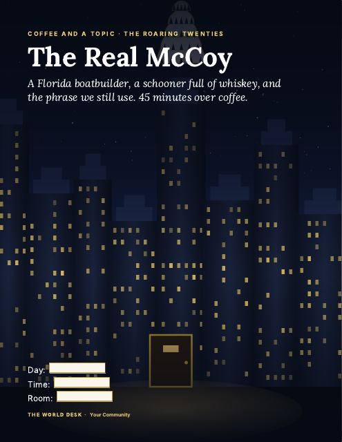Preview of the first page: Poster, letter size · City lights