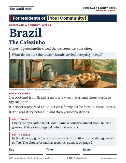 Preview of the first page: Reader set for residents