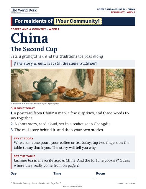 Preview of the first page: Reader set for residents