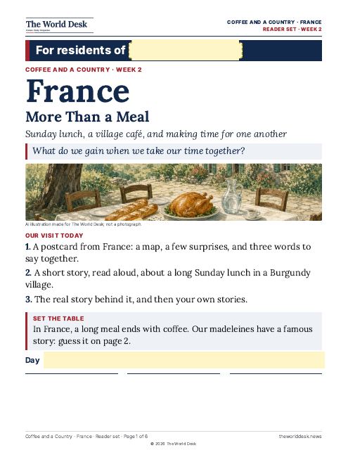 Preview of the first page: Reader set for residents