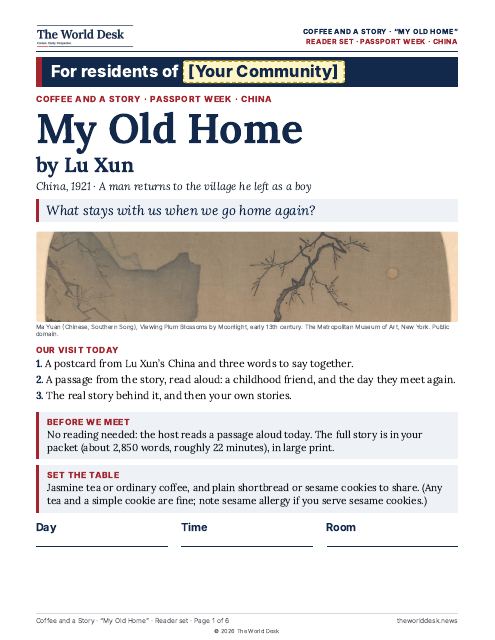 Preview of the first page: Reader set for residents