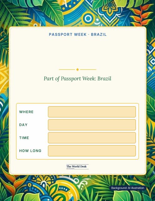 Preview of the first page: Blank event: fillable poster, letter size