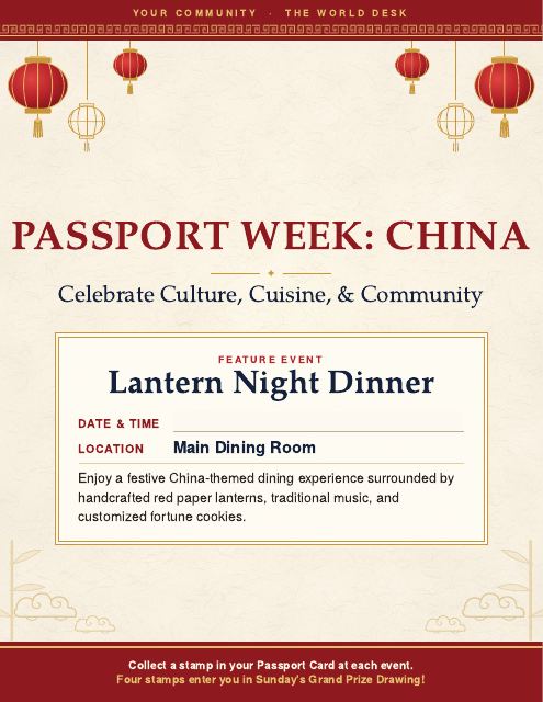 Preview of the first page: Passport Week poster, letter size