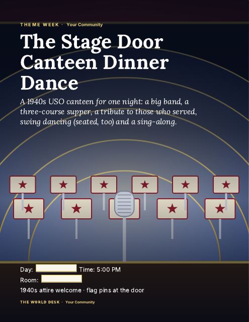 Preview of the first page: Poster, letter size · Bandstand