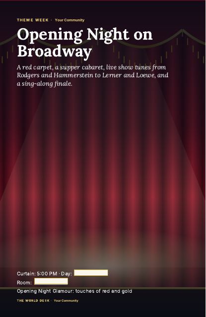 Preview of the first page: Poster, 11 × 17 · Red curtain