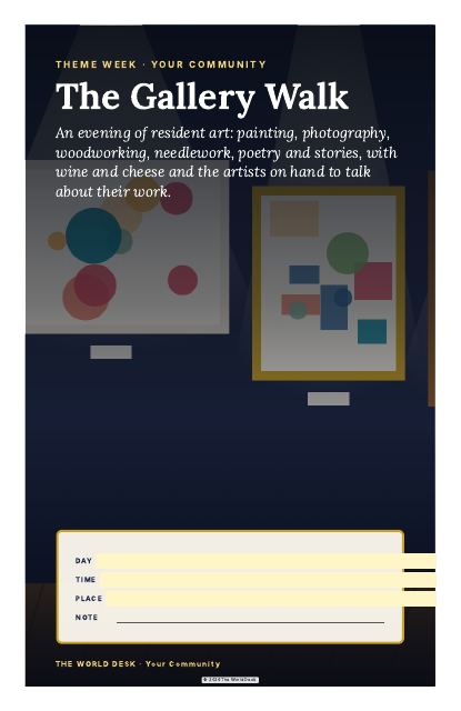 Preview of the first page: Poster, 11 × 17 · Gallery wall