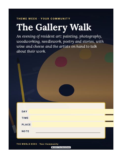 Preview of the first page: Poster, letter size · Artist palette