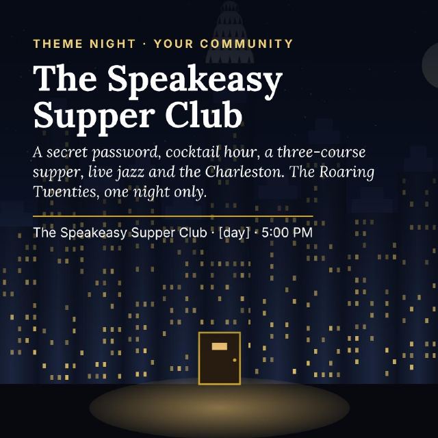 Preview of the first page: App picture (square, 1080 × 1080) · City lights