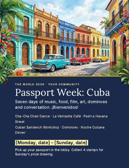 Sample poster: Cuba