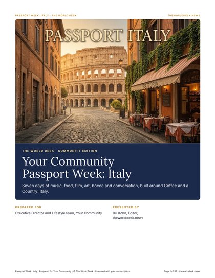 Sample poster: Italy
